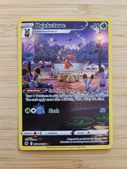 Kricketune GG02/GG70 Crown Zenith Galarian Gallery NM Ultra Rare Pokemon Card - Image 1