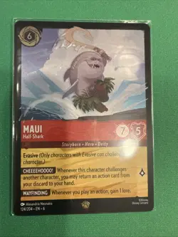 Disney Lorcana Maui - Half-Shark 124/204 Azurite Sea Cold Foil - Image 1