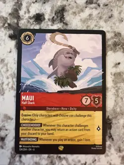 Disney Lorcana Maui - Half Shark 124/204 Legendary Azurite Sea - Image 1