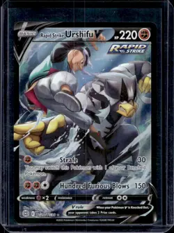 2022 Pokemon Brilliant Stars Rapid Strike Urshifu V Trainer Gallery #TG20/TG30 - Image 1