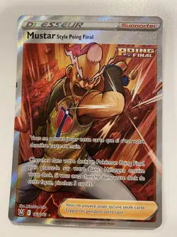 🇫🇷 Carte Pokemon Mustar Style Poing Final 163/163 EB05 Styles de Combat FR TBE - Image 1