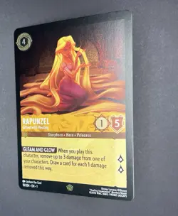 Lorcana The First Chapter RAPUNZEL Gifted with Healing #18 COLD FOIL Legendary - Image 4