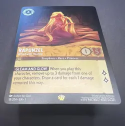 Lorcana The First Chapter RAPUNZEL Gifted with Healing #18 COLD FOIL Legendary - Image 5