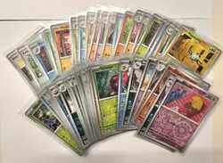 Pokemon 151 Reverse Holo Card Lot Sleeved NM English Scarlet Violet TCG 54 Total - Image 1