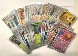 Pokemon 151 Reverse Holo Card Lot Sleeved NM English Scarlet Violet TCG 54 Total - Image 2