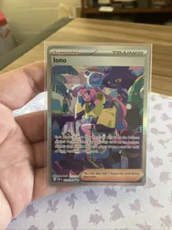 Iono 237/091 Special Illustration Rare Paldean Fates - Pokemon TCG SIR NM - Image 1