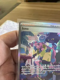 Iono 237/091 Special Illustration Rare Paldean Fates - Pokemon TCG SIR NM - Image 5