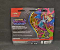 Pokemon Mega Evolution Phantasmal Flames 3 Pack Blister Weavile Factory Sealed - Image 2