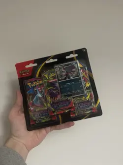 Pokemon Phantasmal Flames - Weavile 3-Pack Booster Blister Factory Sealed - Image 1