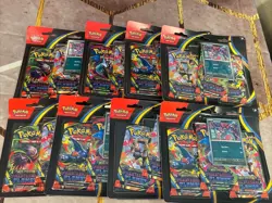 LOT OF 8 Pokemon Phantasmal Flames Sneasel 3 Pack Booster Blister Factory Sealed - Image 1