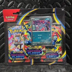 Pokemon Phantasmal Flames - Weavile 3-Pack Booster Blister Factory Sealed - Image 1
