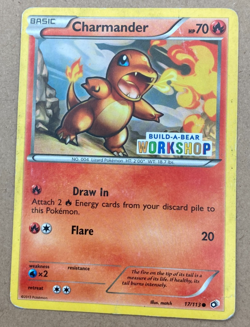 Charmander 17/113 Build-A-Bear Workshop Promo Rare Pokemon Card 2013 HP - Image 1