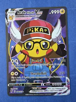 Pikachu Cosplay Arale DBZ Dragon Ball Z Pokemon Custom Fan Art Card - Image 1