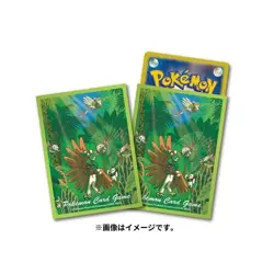 Official Pokemon Center Japan Set of 64 Card Sleeves Evolution Line Decidueye - Image 1