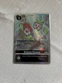 Digimon - BT24 Time Strangers Kotone Amano P224 Promo Box Topper Card - Image 1