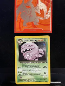 Pokemon Card Dark Weezing Team Rocket 14/82 011💎LP💎 - Image 1