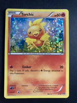 Pokemon Torchic McDonalds 2014 Promo Card 2/12 - Image 1