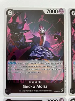 One Piece Card Game Gecko Moria (x4) PRB02-013 R English - Image 3