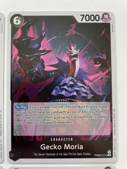 One Piece Card Game Gecko Moria (x4) PRB02-013 R English - Image 4