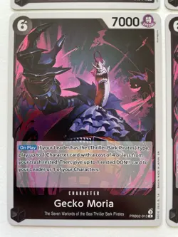 One Piece Card Game Gecko Moria (x4) PRB02-013 R English - Image 5
