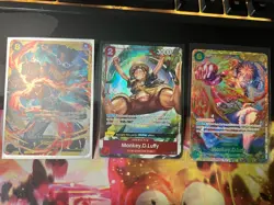Monkey.D.Luffy (118) OP13-118 Carrying On His Will Plus Bonus Cards! Luffy OP-06 - Image 1