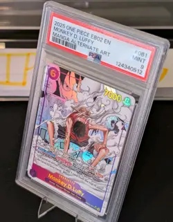 PSA 9 MINT One Piece Monkey D Luffy Manga Alternate Art EB02-061 English - Image 3