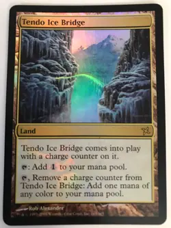 Tendo Ice Bridge - Foil Betrayers of Kamigawa MTG Magic - Image 1