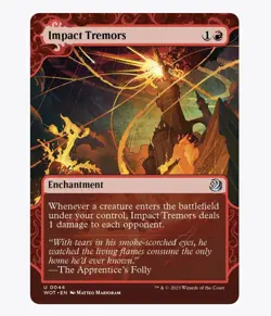 Impact Tremors -Wilds of Eldraine: Enchanting Tales (WOT) MTG Uncommon #44 | Reg - Image 1