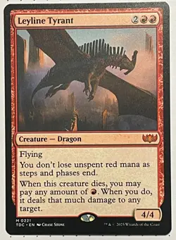 MTG | Leyline Tyrant | Commander: Tarkir: Dragonstorm - Image 1