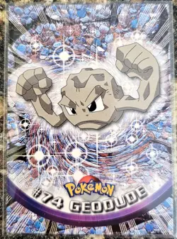 1999 Pokemon Topps Geodude 74 Ungraded NM or Better - Image 1