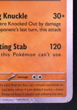 Lucario 114/198 Stamped - Pokemon Scarlet & Violet Uncommon Card - Image 3