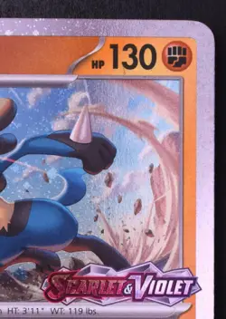 Lucario 114/198 Stamped - Pokemon Scarlet & Violet Uncommon Card - Image 5