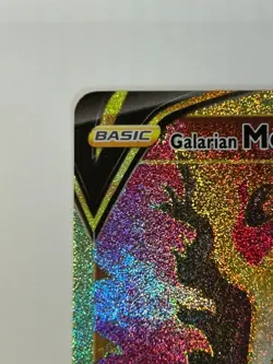 2022 Pokemon SWSH Brilliant Stars Galarian Moltres V 183/172 SECRET RARE HOLO! - Image 5