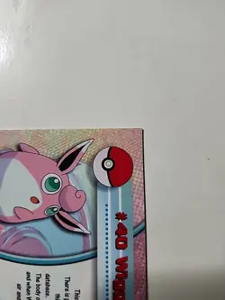 Pokemon TCG - Wigglytuff - TOPPS | Chrome Holo Rare | Anim. Series 1 | No. #40 - Image 5