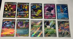 Lot of 10 Pokemon 2025 Phantasmal Flames Illustration Rare IR + Ultra Rare UR! - Image 1