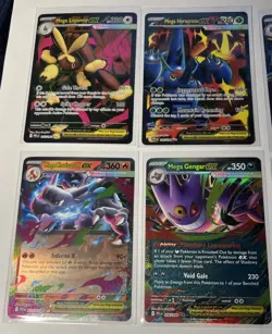 Lot of 10 Pokemon 2025 Phantasmal Flames Illustration Rare IR + Ultra Rare UR! - Image 2