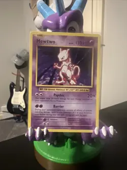Pokemon TCG - Mewtwo - 12/18 - Detective Pikachu - Holo - Rare - HP - Image 1