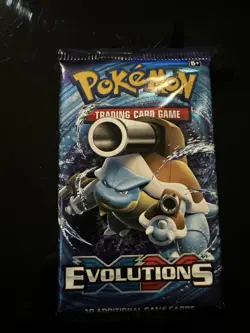 Pokemon TCG XY Evolutions Booster Pack Sealed Blastoise Artwork 2016 - Image 1