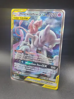 Mewtwo & Mew GX SM191 Sm Promo Holo (Tag Team) Pokemon TCG, NM. - Image 2
