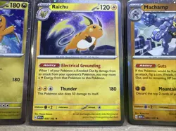 Raichu Dragonite Machamp Pokemon 151- Cosmic Holo-Sam's Club Exclusive Promos - Image 3