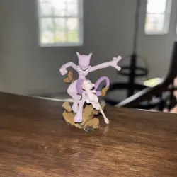 Pokemon TCG Super Premium Collection Mew and Mewtwo 20th Anniversary Figure 2016 - Image 1