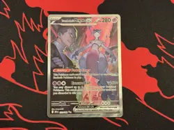 Pokemon TCG Destined Rivals Team Rocket's Mewtwo EX Card 231/182 NM Holofoil - Image 1