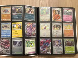 Pokemon binder hundreds of cards including holos reverse holos full arts rares - Image 2