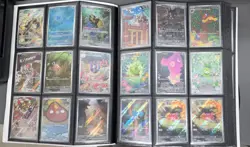 300+ Pokemon Binder Lot of IRs, Full Arts, Promos, Shiny's & more. $700+ Value - Image 1