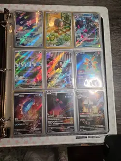 Pokemon Card Lot Binder V/VMAX IR Hits 180 Cards NM Full Art - Image 1