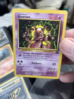 Pokemon TCG Mewtwo Wizards Black Star Promos 14 Regular Promo LP MP E272 - Image 2