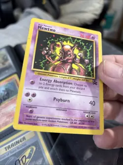 Pokemon TCG Mewtwo Wizards Black Star Promos 14 Regular Promo LP MP E272 - Image 3