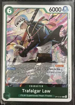 Trafalgar Law OP13-031 R One Piece: Carrying On His Will Foil - Image 1