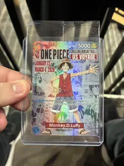 One Piece Monkey D. Luffy College Basketball US Voyage (In Hand) - Image 1