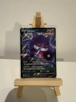 Pokemon TCG: Gengar V 156/264 Fusion Strike Half Art Holo Ultra Rare NM - Image 1
